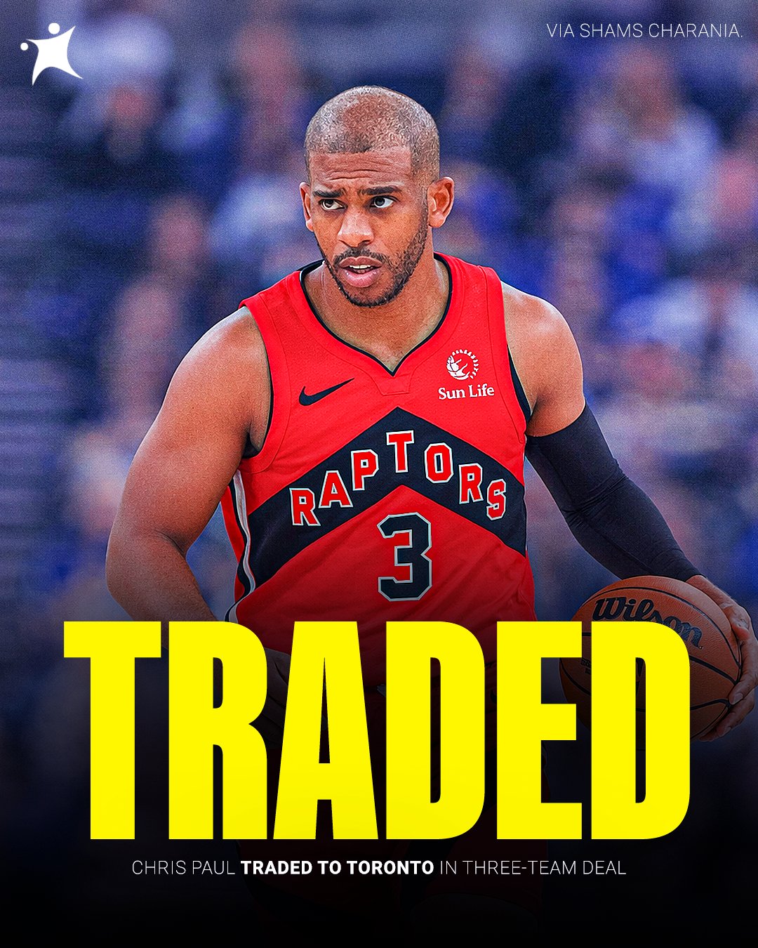 💣️保罗去猛龙 篮网得到阿巴基+次轮+350万 快船出钱+拿签约权