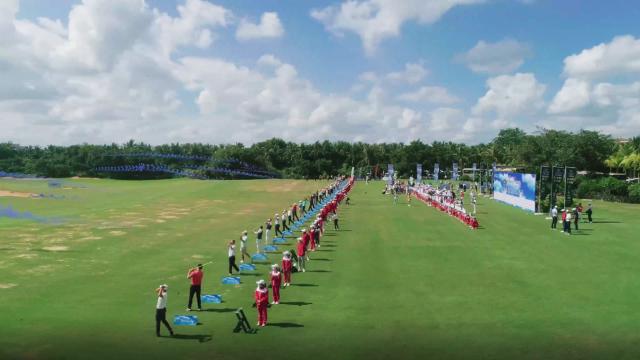 C7模拟器-竹叶青峨眉高山绿茶第5届业余高尔夫联赛决赛开杆