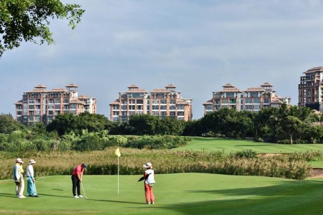 C7模拟器-竹叶青峨眉高山绿茶第5届业余高尔夫联赛决赛开杆